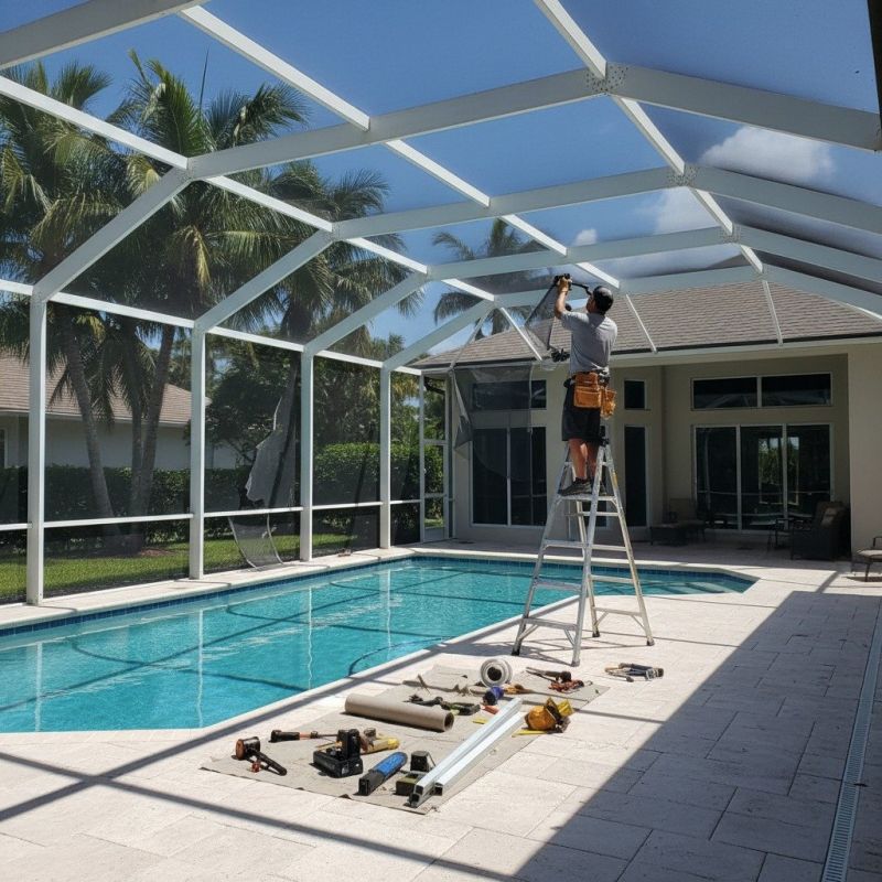 Pool Enclosure Installation