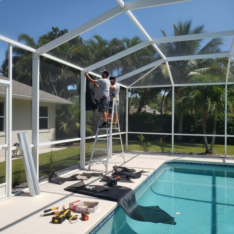 Pool Enclosure Installation